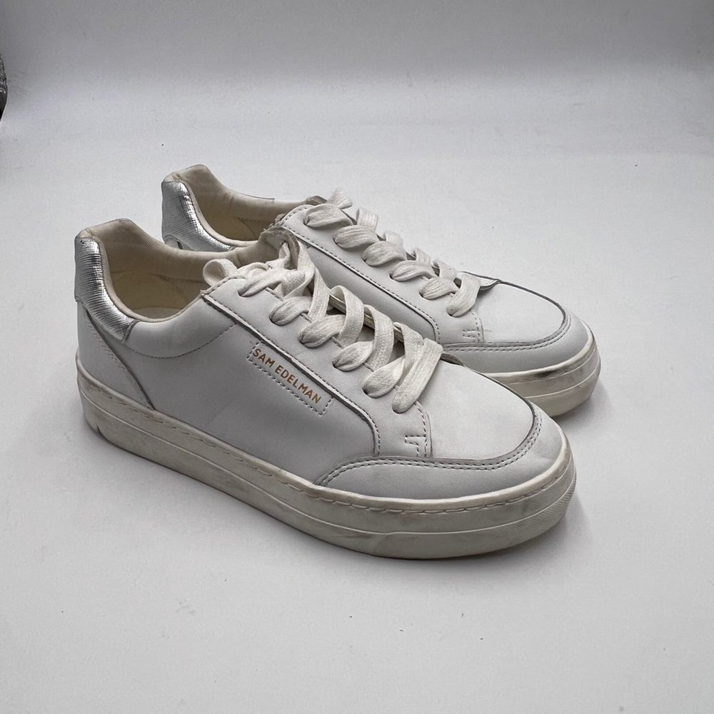 Sam Edelman White Athletic Shoes